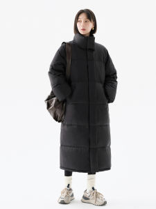 Thick Warmth Duck Down Filled Long Womens Down Coat