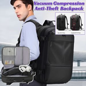 เดินป่ากระเป๋าเป้สะพายหลังสูญญากาศ ความจุขนาดใหญ่ สูญญากาศบีบอัด กระเป๋าเดินทาง กระเป๋าเป้บีบอัดสูญญากาศ