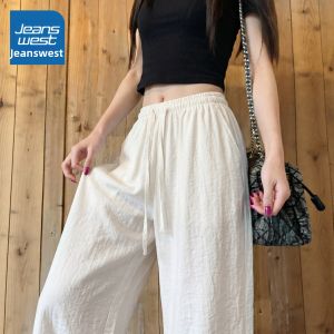 Jeanswest | Flowy Straight Leg Ice Silk Trousers