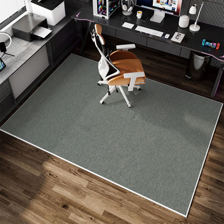 VIKAMA Simple Gaming Room Carpet Study Computer Swivel Chair Soundproof ...