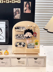 Pegboard Organizer oblique pen holder storage rack multi-functional office desktop storage box stationery storage rack