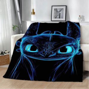 Beast Kingdom | H-How To TT-rain Your Dragon Cartoon 3D Flannel Blanket Soft Throw Blanket Art For Home Decor Bedroom Bed Sofa Picnic Fan Gifts