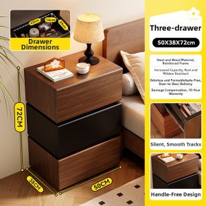 MEISD | Narrow Steel Nightstand 30cm