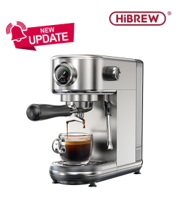 Máy pha cà phê bán tự động Espresso Cappuccino Latte thương hiệu Mỹ cao cấp HiBREW H10B - Hàng Nhập Khẩu (Bảo hành 12 tháng)