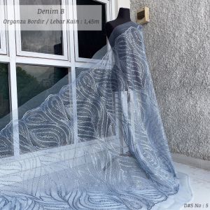 Tile Organza Motif Saphire / Organza Motif Mewah