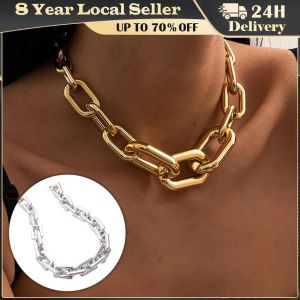 European And American Popular Accessories Fashion Everything Rotating Pendant Necklace Punk Geometric Simple Hip Hop Collars