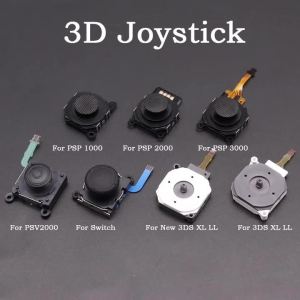 Cần Gạt Cảm Biến Tương Tự 3D Cho PSP 1000 2000 3000 PSV2000 Switch Joycon 2DS 3DS XL LL New 3DS XL LL - Bộ 2-5 Cái