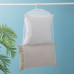 Pillow drying artifact windproof drying net pillow doll doll drying net drying net doll pillow storage net bag hanging bag
