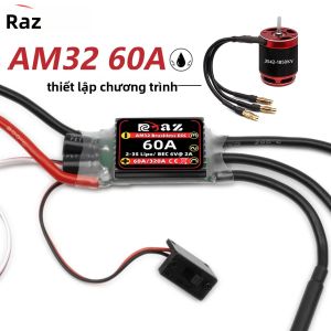 Bộ Điều Khiển Tốc Độ Điện Tử Không Chổi Than RCXAZ AM32 60A Với Bộ Nâng Cấp Động Cơ 3542 Dành Cho Xe Và Thuyền Điều Khiển Từ Xa Tỷ Lệ 1/10 Tương Thích Với Traxxas