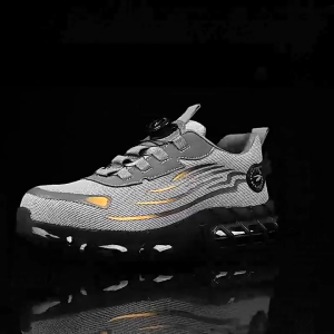 【In Stock】Indestructible Steel Toe Protective Safety Shoes Slip Resistant Abrasion Resistant Work Shoes Men Tough Comfortable Sneaker 