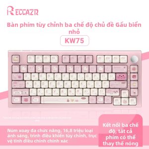 Bàn Phím Cơ Chất Liệu Gasket Cấu Trúc Độc Đáo Chủ Đề Chồn Otter