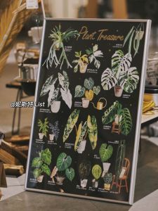Nordic INS Style Original Living Room Decorative Painting Entrance Sofa Background Wall Art Modern Plant Flower Watercolor Print
