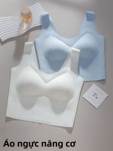 MiiOW | Áo ba lỗ không tay Ice Silk MiiOW không cần đeo ngực mùa hè cho nữ Áo sơ mi cổ tròn ôm vừa vặn thoáng khí