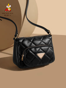 Casual Crossbody Camera Bag Womens Shoulder Bag Strawman Summer New Style Small Fragrance Style High-End Sensation Bag