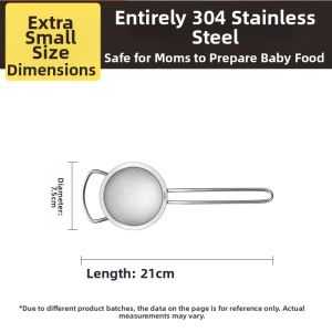 COOKER KING | Fine Mesh Stainless Steel Strainer for Kitchen