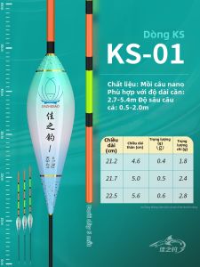 JIAZHIDIAO | Bộ Phao Cá Nhìn Rõ Độ Nhạy Cao