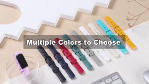 Soft Silicone Strap for Fitbit Inspire 3 Watchband Adjustable Wristband for Fitbit Inspire 3 Strap Sport Bracelet Replacement