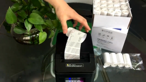 Carton 80*70mm 80*80mmThermal Paper Coreless Thermal Receipt Paper Roll POS Receipt Kertas Resit Cash Register TP03