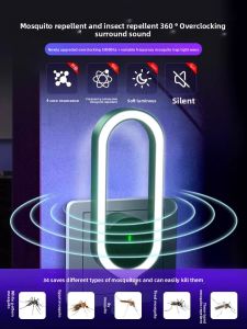 MONLEYTA | 2025 New Ultrasonic Electronic Mosquito Repellent Lamp Indoor Soft Light Eye Protection Bug Zapper Home Use Night Light