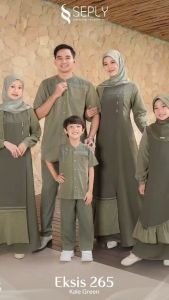 EKSIS 265 KALE GREEN Sarimbit Keluarga Terbaru by Seply 2025