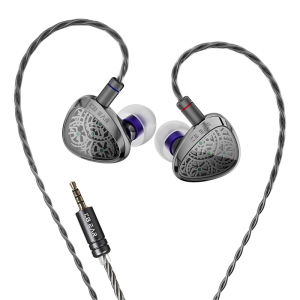 Kbear | KBEAR TBX Tourbillon X IEMS In-Earphone Wired Headphones 10mm CVD-Coated Carbon Fiber Diaphragm Deep Bass Gaming Headset