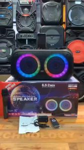 NDR-Q68 Professional Battery System Portable 6.5X2 inches Bluetooth Speaker with wireless mic