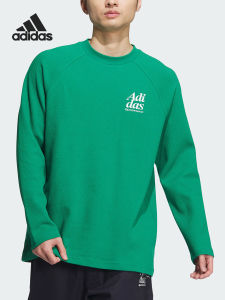 adidas | Mens Loose-Fit Round Neck Sport Long Sleeve T-Shirt