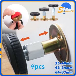 4pcs Alat Penyumbat Bingkai Tempat Tidur Anti Goyang Berulir Adjustable