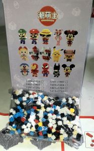 Lắp ráp 2 nhân vật mã số 1151 và 1702 có rất nhiều chi tiết bằng nhựa rất đẹp