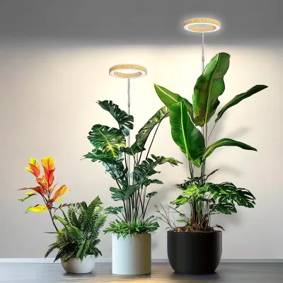 Đèn LED Trồng Cây 72 Đèn LED Quang Phổ Đầy Đủ Với Bộ Điều Khiển Độ Sáng Và Hẹn Giờ Tự Động Có Thể Điều Chỉnh Độ Cao Dành Cho Cây Trồng Trong Nhà Cỡ Lớn