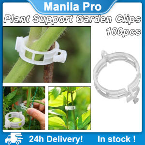 50/100pcs Plastic Plant Clip For Tomato Reusable Grafting Fixing Tool Hanging Trellis Vine Connects