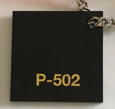 แผ่นอะคริลิค สีดำ หนา 1-6 มิล (P-502) ขนาด 30x30 cm