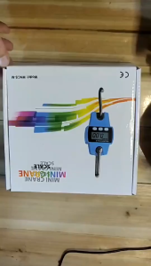 300kg Portable Mini Crane Scale LED Display Industry Crane Scale Weight Heavy Duty Hanging Hook Scales Portable Digital Stainless Steel Mini Crane Scale LCD Digital Electronic Stainless steel Hook Screw Hanging Weight Crane Scales Weighing Balance