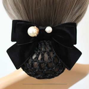 เครื่องประดับผมผ้ากำมะหยี่ โบว์ผีเสื้อ เครื่องประดับผมแบบสวมสำหรับผู้หญิง ทรงหมวกนักแสดง สำหรับผู้หญิง งานเลี้ยงโรงแรม แฟชั่นฤดูใบไม้ผลิ 2024