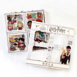 Genuine Anime Harry Potter PET Sticker Sets Hermione Ronald Sticker Decor for Diary Scrapbooking Stationery Toys Gifts