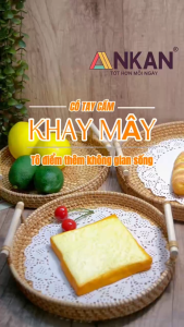 Giỏ Mây Tre Đan Tròn Có Quai - Đựng Đồ Đa Năng Bền Đẹp Chắc Chắn