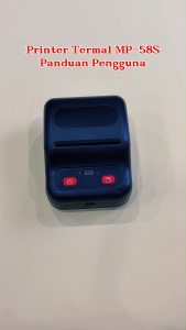 Free 3 rolls thermal printer mobile printer 58mm mesin print struk mini printer sticker resi USB+bluetooth buat hp Printer Support Android iOS Mencetak Bukti Pembayaran untuk Supermarket