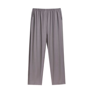 Miiow | Mens Modal Cotton Sleepwear Pants Thin Home Leisure Long Pants Summer Size Large Comfortable Breathable Mens Sleepwear