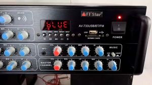 FT STAR AV-733USB 1200Wx2 Karaoke Mixing Amplifier With USB and SD PortFM