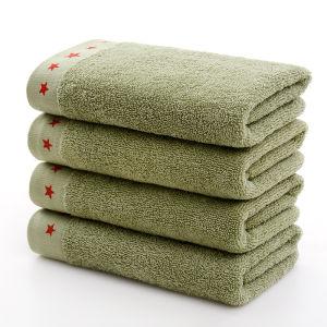 Khăn Mặt Cotton Nguyên Chất Thấm Hút Cho Khóa Huấn Luyện Quân Sự Khăn Nhà Vệ Sinh Có Số Liệu Và Ký Hiệu Khăn Quấn Đầu