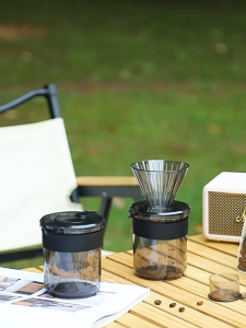 Portable Coffee Maker Set 3 in 1 Pour Over Moka Pot Coffee Maker Mocha Coffee Pot Coffee Dripper Coffee Brewer for Travel Camping Home Use
