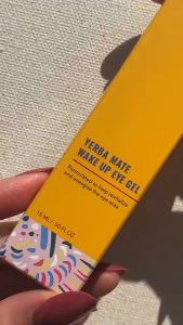 Good Molecules Yerba Mate Wake Up Eye Gel Dark Circle Treatment Depuffing Eye Gel Caffeine Hydrating Brightening Eye Care for Tired Eyes