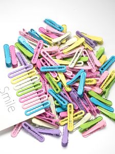 Handmade Resin Hair Accessories for Kids Side Clips Bangs Clips Macaron Shaped Mini Clips Original Design Hair Decorations