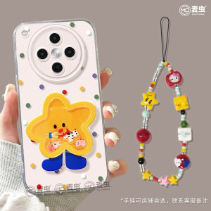 Silicone Phone Case for OPPO FindX Series X7 pro X6 with Flower Stand Transparent Full Cover Anti-Fall Soft Shell Female Model