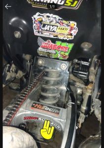 mika mudflap pelindung shock KLX