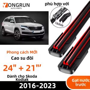 Bộ Lưỡi Gạt Nước Phía Trước Skoda Kodiaq 24+21 Cao Su Gạt Nước Kính Chắn Gió Phụ Kiện Cắt Chổi Gạt Nước Cho Các Mẫu Xe 2016-2023