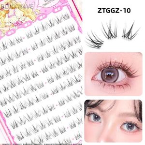 Mi Giả Tự Nhiên Kiểu Ngắn 7-10mm Độ Dày Cao Mềm Mại Xù Xì Trang Điểm K-Beauty Nối Mi Tại Nhà Tóc Tổng Hợp