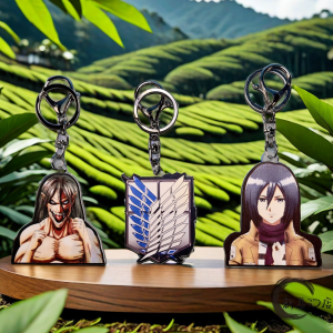 3D Transforming Attack on Titan Backpack Pendant Keychain Free Wing Design Nine Titans Characters Ideal Bag Accessory