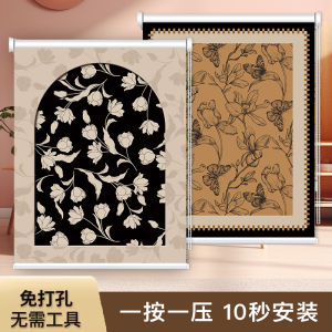 Rèm Bếp Kiểu Pháp Chống Nắng Cách Nhiệt Chống Dầu Không Cần Khoan Rèm Cửa Bằng Vải PVC Chống Ánh Sáng Toàn Bộ Mùa Hè 2025