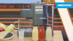 Máy Làm Sữa Hạt Medion MD19888 Máy Nấu Sữa Đậu Nành Kiêm Máy Pha Cà Phê 9 Chương Trình Nấu  Bình Thủy Tinh 1.2L Model Mới Nhất Nhập Đức BH 12 Tháng